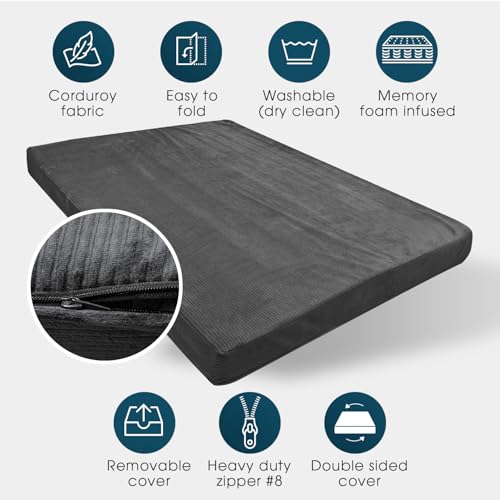 Foamma Dual-Sided Memory Foam Futon