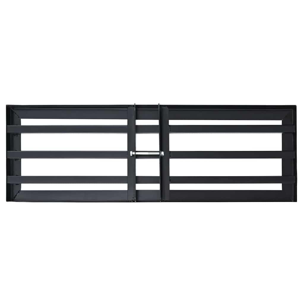 Rastrillo de jardín de acero inoxidable cepillado, cabeza rectangular para igualar el suelo y cortar el césped, mango roscado desmontable, herramienta de jardinería resistente al óxido