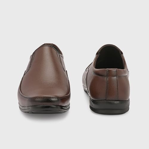 Image of Centrino Men's Formal Shoe | Cushioned Insole Comfortable Shoes | Trendy & Classic Design | Durable TPR Sole Footwear (8112)