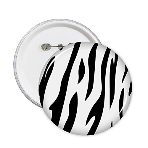 Badge zèbre rond motif animal pin bouton illustration pour customisation mode