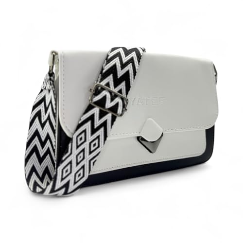 Image of YATEE Stylish Crossbody Sling Bag for women & Girls - Premium PU Leather Shoulder Purse with Adjustable Strap, Black Casual shoulder Bag for Office, Travel & Daily Use.