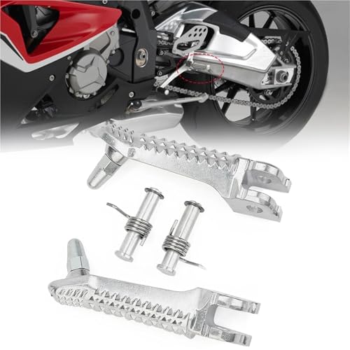 Repose-Pieds S1000R S1000RR résout le manque d'adhérence des supports pilote et passager d'origine