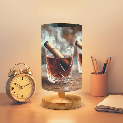 Bedside Table Lamp Cigar Wine...