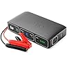 HALO Bolt 58830 ACDC Portable Car Battery Jump Starter | 58.8Wh USB Power Bank with AC Outlet, Emergency Floodlight & Charger, Jumps Cars SUVs & Trucks, Powers Phones & Laptops, TSA Approved — Gray Travel from Home to satisfy WANDERLUST 4 41qshLVvCpL. AC AC SR98,95