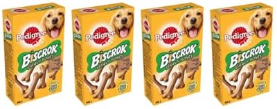 Pedigree Biscrok Gravy Bone Dog Biscuits 400g (PACK OF 4)