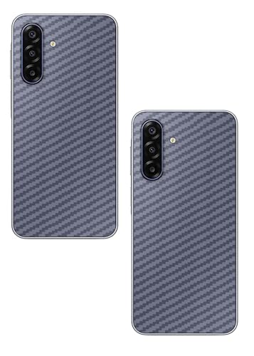 Image of (Pack of 2) Compatible with Samsung Galaxy A17 5G / M17 5G / F17 5G Skin Sticker /Vinyl wrap /Protective Film Mobile Back Skin Carbon Fiber 3D Transparent by Candeal Mizhan(Only Back)