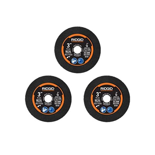 RIDGID Metal Cut-Off Wheel Kit (3-Piece)