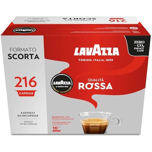 216 Capsule Caffè per Lavazza A Modo Mio Originali Qualità