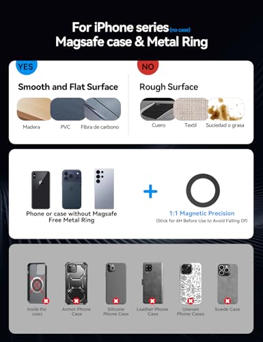 JOYROOM Tri-Fold Magnetic Phone Car Mount w/ 360° Rotation - image 7