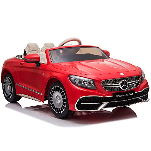 image for TOBBI Car 12V Licensed Mercedes-Maybach S650 Ride on Car with Parental
