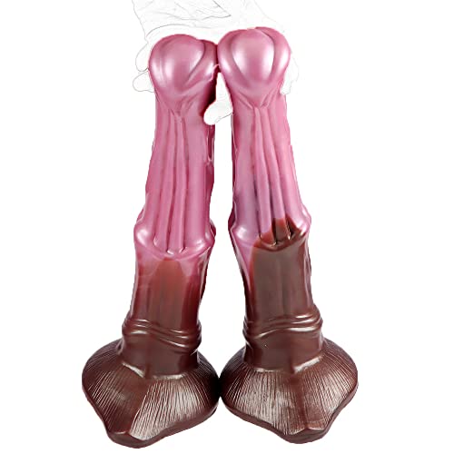 Jixaxe Realistischer Dildo Pferd Horse Penis mit Starke Saugnapf Groß Dildos Penis für Frau Extra Lang Pferde Dildo G-Punkt Stimulator Tier Dildo Sexspielzeug für Frauen Männer Masturbatoren – Bild 8