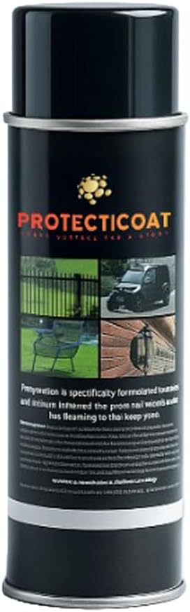 Protecticoat Oxidation Remover & Plastic Restorer – Max UV Protection, 1‑Year Warranty – Protective Coating for Metal, Plastics, Fiberglass & Single Stage Paint (14oz Spray Can)