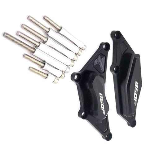 Motorrad-Schutzfolie Für H-ONDA CB 650F CB650F CB650 2019 2020 2021 Motorrad Motor Stator Guard Cover Protector Seitenkoffer Slider(Nero)