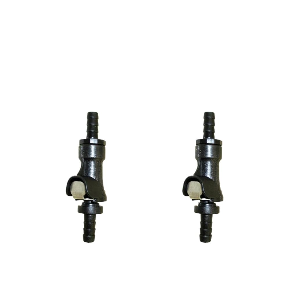 Zrvarafus 2 Pcs Fuel Gas Line Quick Connect Disconnect 5/16 Inch Compatible With Motorcycle Atv Single Shut Off(2 Pcs)