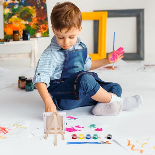 ESRICH Conjunto de 5 mini conjuntos de tintas acrílicas, kit de pintura em tela Minis, presentes de