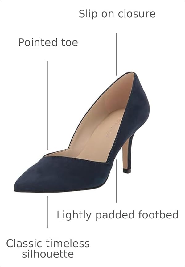Marc Fisher Women's Tuscany Pump, Blue, 8.5 by Marc Fisher - Used condition - Image 2