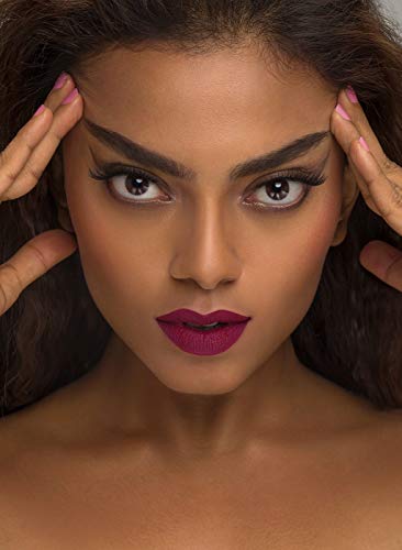 Image of SUGAR Cosmetics Mettle Liquid Lipstick for Women | Highly Pigmented | Transferproof & Long Lasting | 7ml - 05 Polaris (Medium dark, muted berry red)