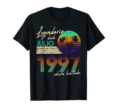 Cumpleaños Hombre Regalos Legendario Desde Julio 1997 Camiseta