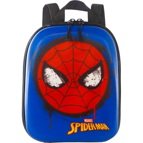 Mochila Infantil Homem-Aranha Tamanho P – Azul, Leve e Ideal para Escola, Passeios e Uso Diário