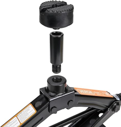 Cric Ciseaux 2T, 104–425 mm, kit de Levage avec cliquet, Colonne en Acier et Caoutchouc, cric Automobile, Plaque en Acier élargie, cric Portable pour Voitures, monospaces (MPV) et SUV (SN4569) – vue 5