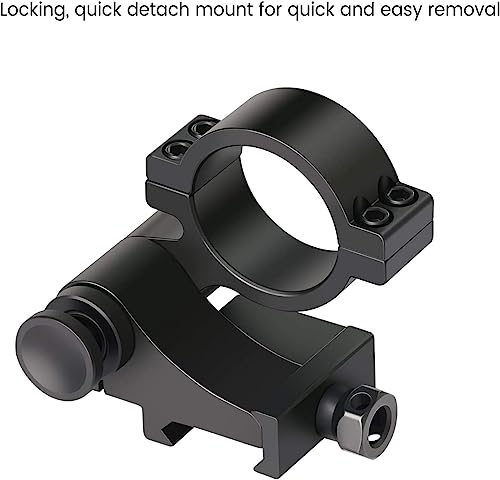 Feyachi M36 1.5X - 5X Red Dot Sight Optics Magnifier with Flip to Side Mount, Black - Image 3