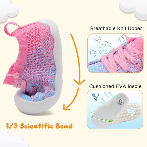Image of JIASUQI Baby Shoes for Toddler Boys Girls Sneakers Slip on Walking Shoes for Babies