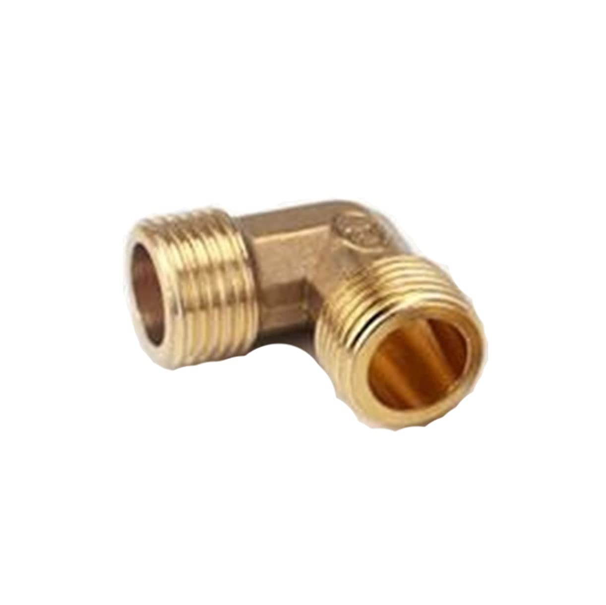 Qinlu-Brass Connector Hose Fitting Brass Elbow Adapter 90 Degree 1/8