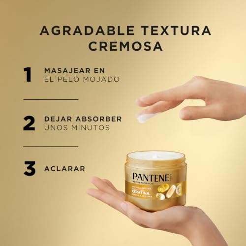 Miniatura 6 de Pantene Pro-V Repara Y Protege Mascarilla Protectora De Keratina 3x300ml Para Pelo Seco Y Dañado. Ayuda A Reparar 6 Meses De Daños En Un Solo Uso