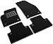 Produktbild Das Teppich Auto, sprint04801, FuÃmatten Teppiche Schwarz rutschfest, verstärkter Rand, zweifarbig, Absatzschoner aus Gummi, S40 II 2004 > V50 2004 > C30 2006 >.