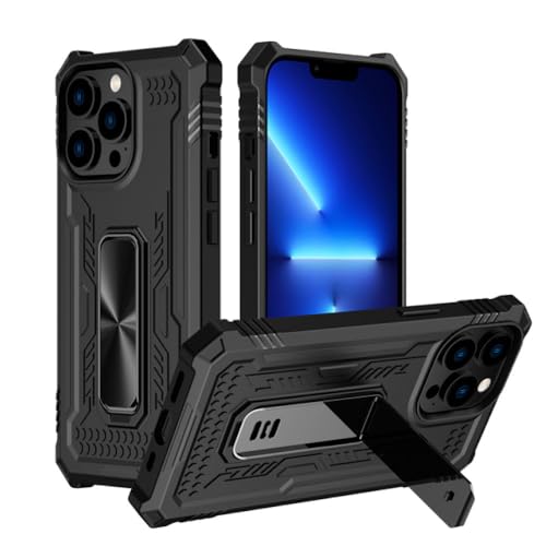 Coque iPhone 13 Pro Anti-Rayures Évite la Casse Écran avec Support Métal Intégré