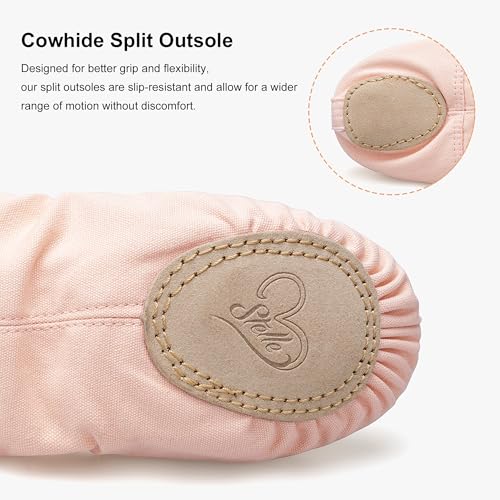 Stelle Ballet Shoes for Women Girls Canvas Ballet Slipper Dance Shoes Yoga Shoes4