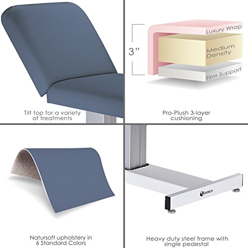 Image of EARTHLITE Electric Massage Table EVEREST - Ultra-Comfortable Electric Lift Table, Hands-Free Foot Control, UL listed, Different Sizes & Colors (28 inch, 30 inch or 32 inch x 73 inch)