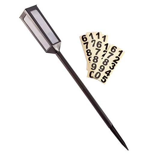 Fox Valley Traders Color-Changing Solar Address Light