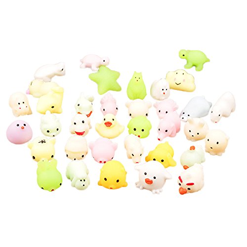 Loyalt 1PC Cute Shine Squeeze Healing Fun Kids Kawaii Toy Fidget Toy for Adults and Teens Squishies Slow Rising Squishies Kawaii Soft Animal Toys for Office and Home, Random