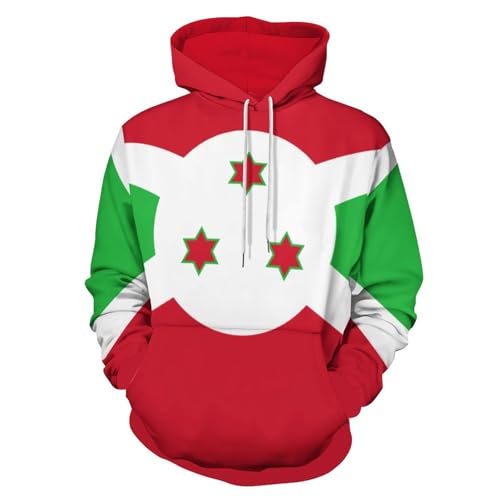 Sweatshirt capuche homme Burundi le cadeau idéal pays africains