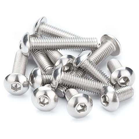 Tornillos de Acero Inoxidable ANSIEDIO M5×16mm, 50 pcs Cover