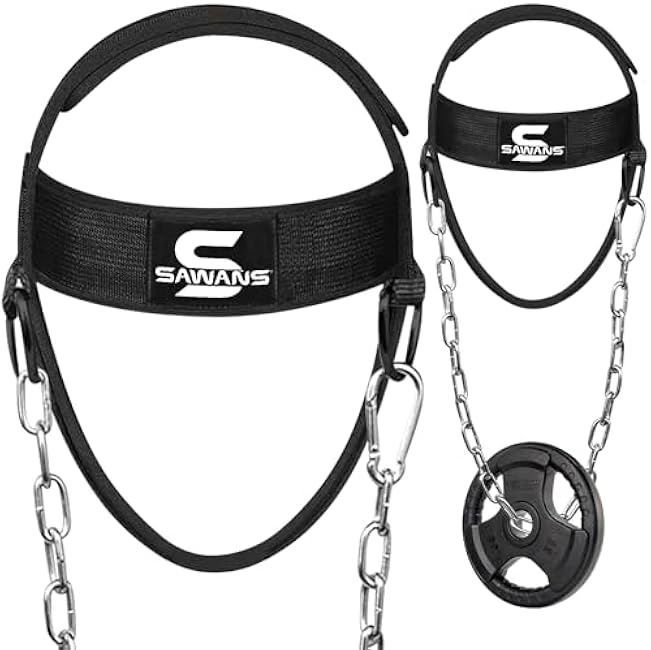 Neck Trainer Harness for Weight Sports - Neck Stretcher & Head Trainer - Adjustable, Fitness & Bodybuilding