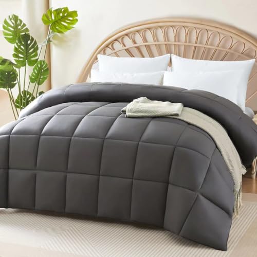 100% Viscose Made from Bamboo Comforter for Hot Sleepers- Breathable Cooling Silky Soft Duvet Insert