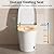 Smart Toilet with Elongated Heated Seat, Dual Auto Flush, Manual Soft-Close Seat & Lid, Night Light, Tankless Electric Toilets for Bathroom with Siphon Dual Flush 0.8/1 GPF, MAP 1000g