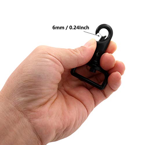 BIKICOCO Gatilho giratório de 1-1/4'' Tilt & Bump Thumb Knob Bolt Snap Hook Lobster Claw Clasp Cli