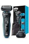 ブラウン 電気シェーバー シリーズ5 電動 髭剃り メンズ 【Amazon.co.jp限定】 51-M1200s-V ミント キワゾリトリマー 防水設計 充電式 コードレス ディープキャッチ網刃