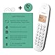 Logicom ILOA 150 Schnurloses Festnetztelefon ohne Anrufbeantworter – Solo – analoge und dect-Telefone – Schiefer