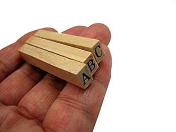 Amazon.co.jp: 丸和貿易 ウッドボックス スタンプ アルファベット