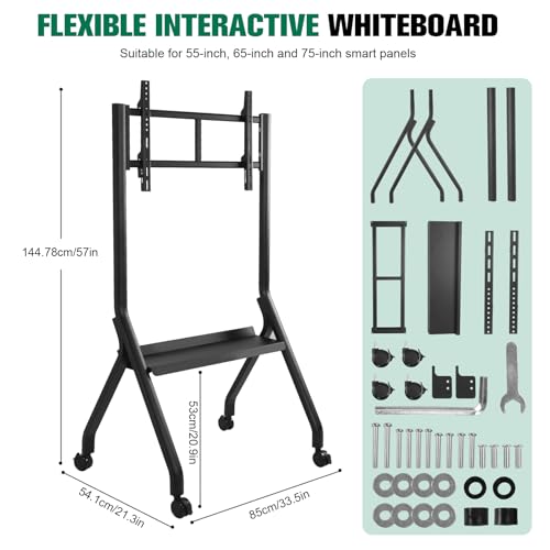 Soporte móvil para pizarra interactiva 42-75 pulg. miniatura 6