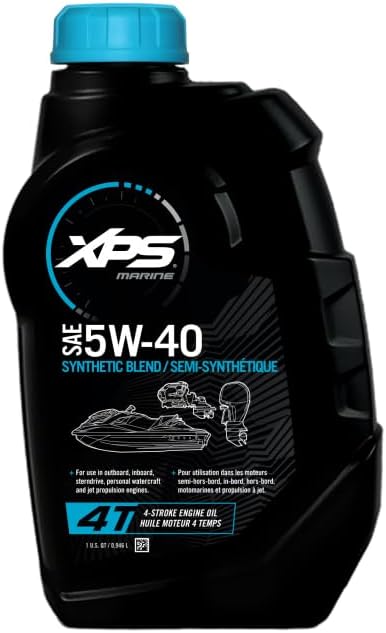 Marine 5W40 4T Synth Blend Oil Qt | Bombardier Recreational Products 077943