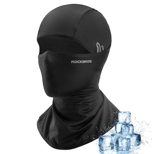 ROCKBROS Cooling Balaclava Face Mask with Glasses Holes Summer Shiesty Mask for Men Women