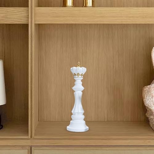 Décoration échecs en résine haut de gamme pour intérieur chic et épuré
