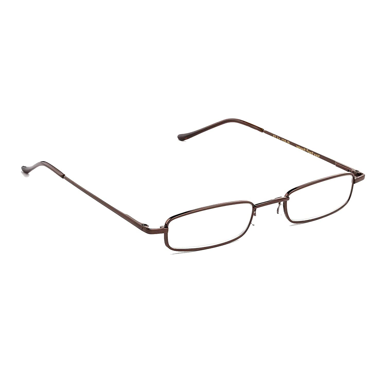 Sunshades Reading Glasses Black and Brown Pocket Pen Style Ultralight Light Weight Rectangle Type with Cleaning Cloth (+1.25) 2