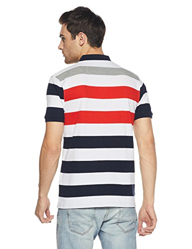 Image of Get In Men's Striped Regular Fit Polo