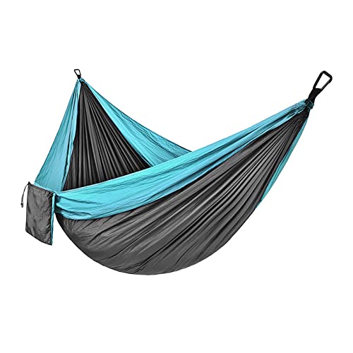 Hamaca, Camping s de Doble Capa con certificación TÜV, Capacidad Carga 400 kg, 270 x 140 cm, paracaídas Nailon Transpirable for Viajes al Aire Libre y jardín